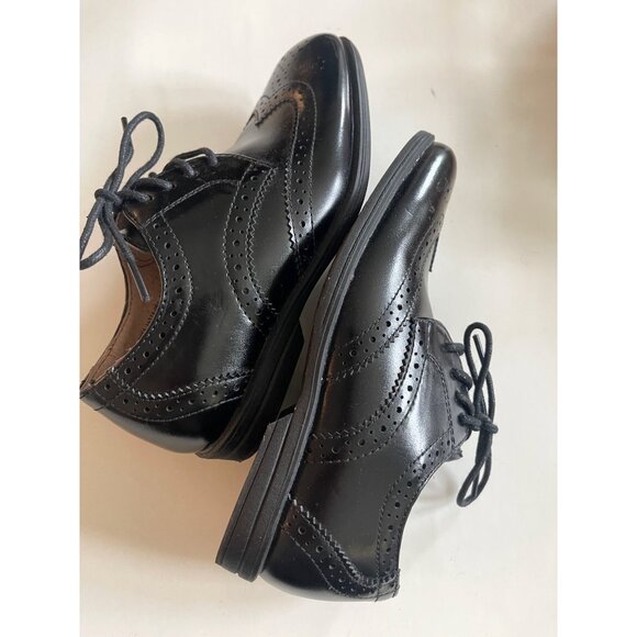 Florshein Midtown Little Boys Leather Oxfords Sz 13M Black - Picture 3 of 8